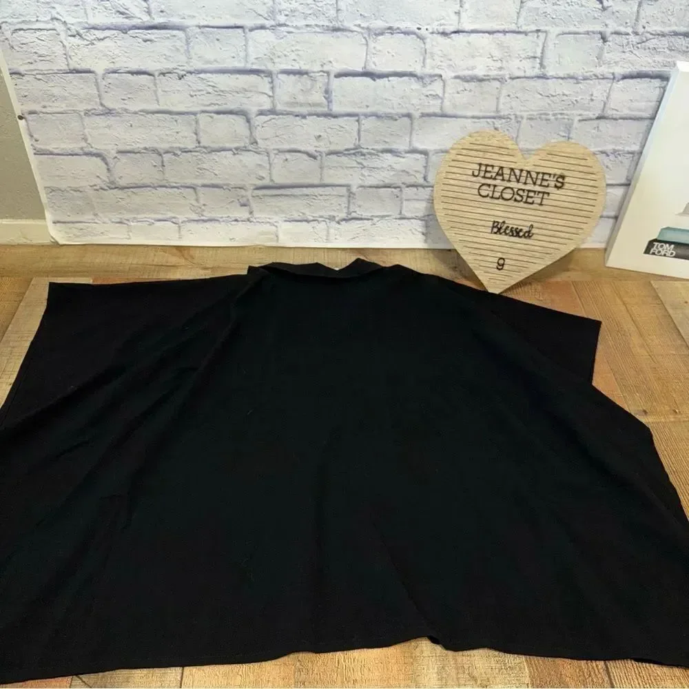 Carla Christoph Houston One Size Black Short Kaftan
